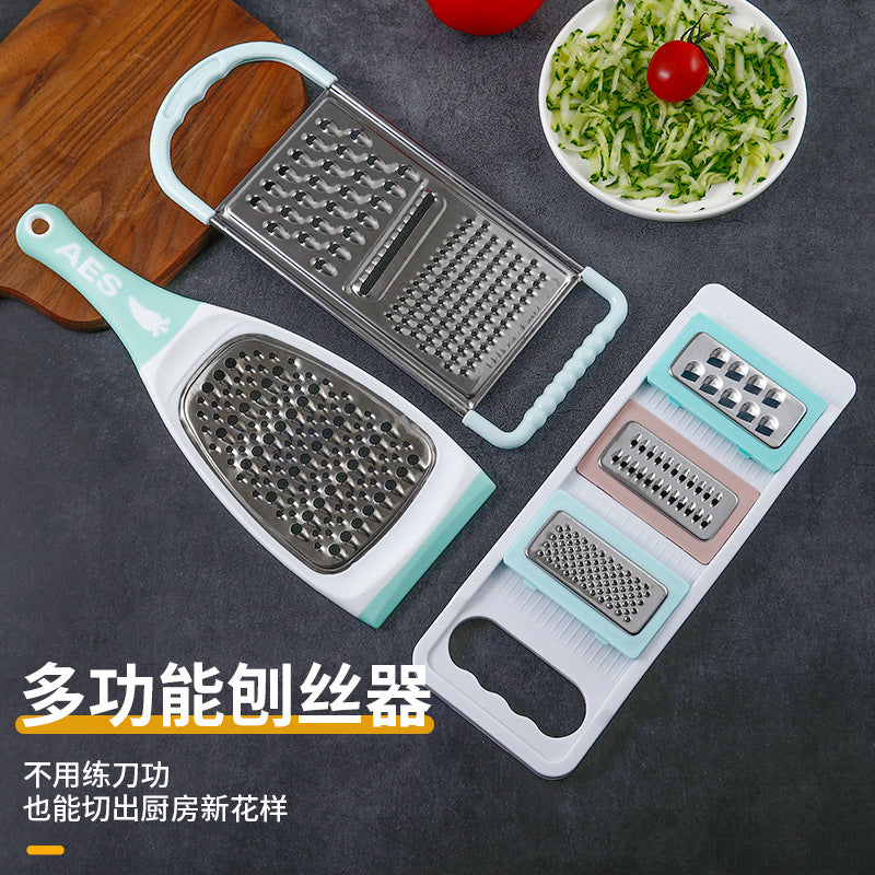 多功能不锈钢刨丝器家用厨房工具切菜器萝卜土豆刨丝切片