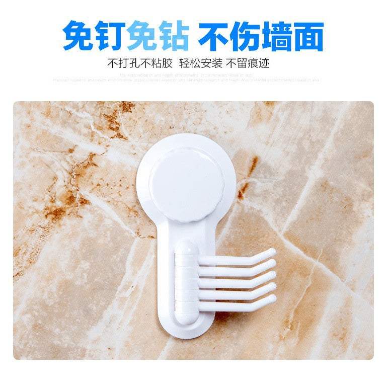 强力吸盘吸盘式挂钩真空打孔卫生间厨房门毛巾粘钩浴室置物架无痕