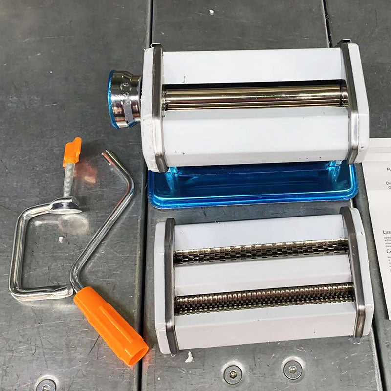 跨境分体二刀不锈钢手摇压面机家用面条机饺子皮机9档调加厚包装