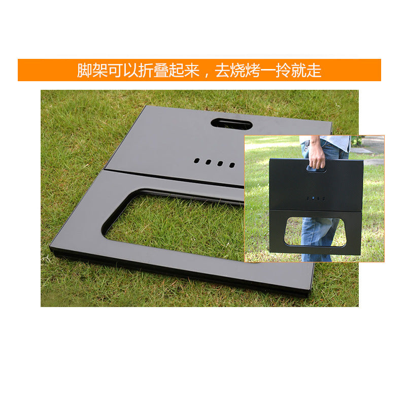 跨境烧烤炉折叠烧烤架家用碳烤炉露营烤肉炉批发露天庭院烧烤炉子