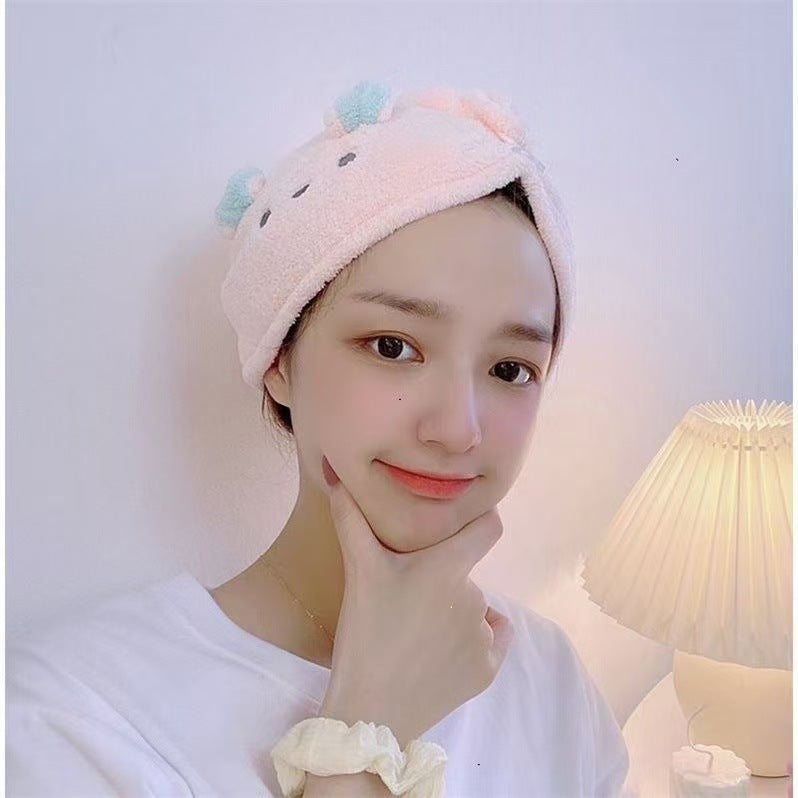 干发帽女生可爱超强快吸水速干可爱长发包头巾干发巾