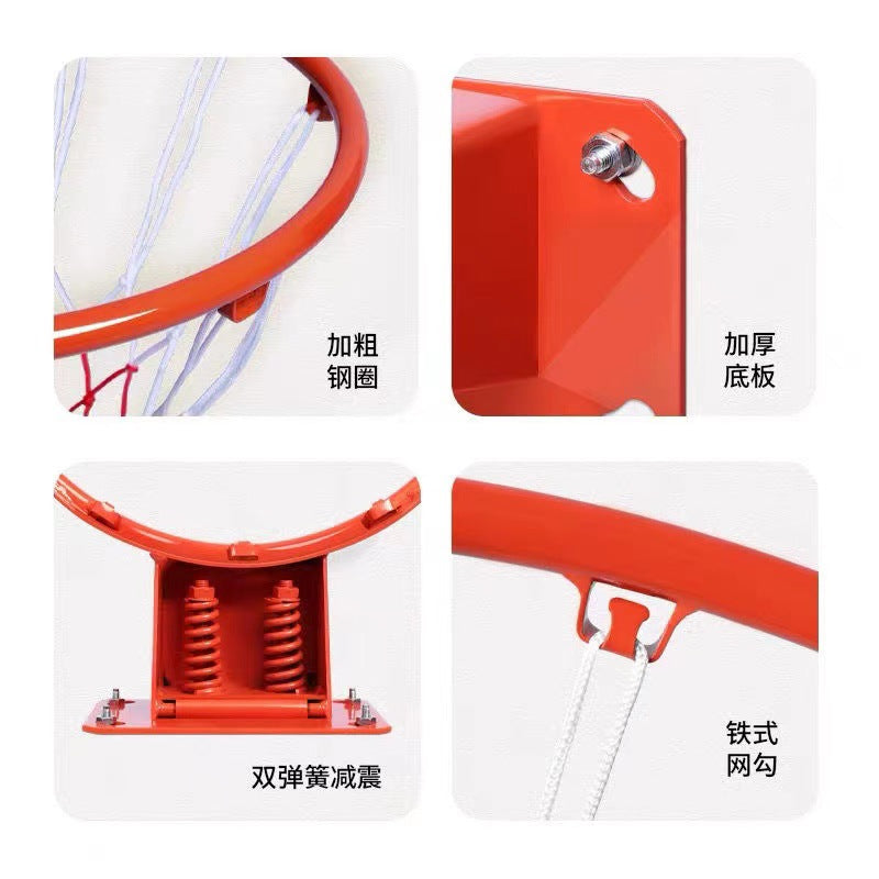 篮球框标准篮球架投篮壁挂式成人儿童户外室内外篮圈家用篮筐简澜