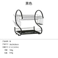 跨境厨房沥水架碗碟架置物架 S型碗架  出租屋双层多功能台面碗架