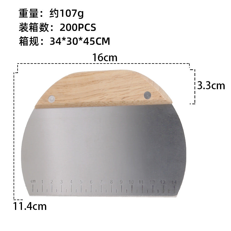 切面刀切油条刮刀披萨馒头面包面团烘焙切片工具不锈钢肠粉刮板