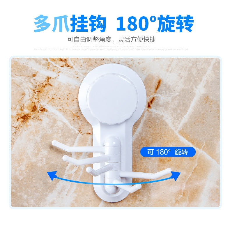 强力吸盘吸盘式挂钩真空打孔卫生间厨房门毛巾粘钩浴室置物架无痕