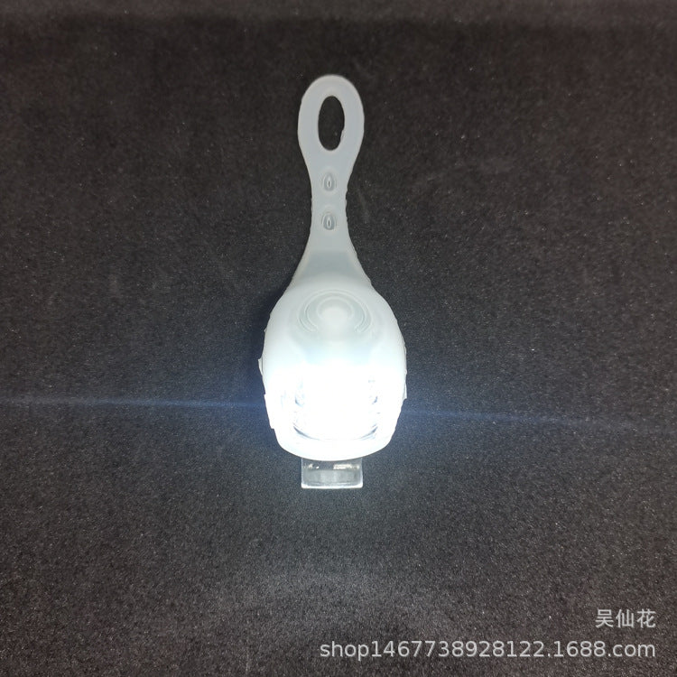 LED硅胶灯自行车骑行装备青蛙灯【外贸供应】尾灯山地车安全警示