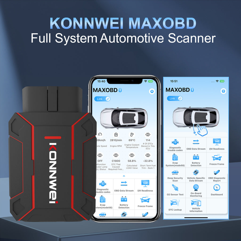 跨境电商热卖MAXOBD OBD2 Scanner Car Diagnostic Code Reader