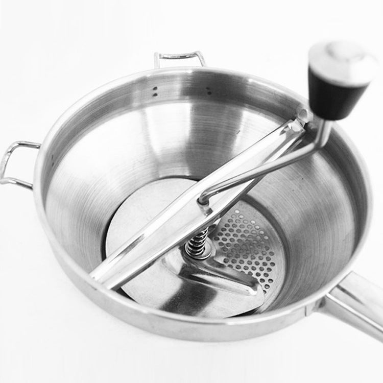 不锈钢手动土豆搅拌器捣碎器地瓜薯茸压泥器蔬果辅食多用料理器