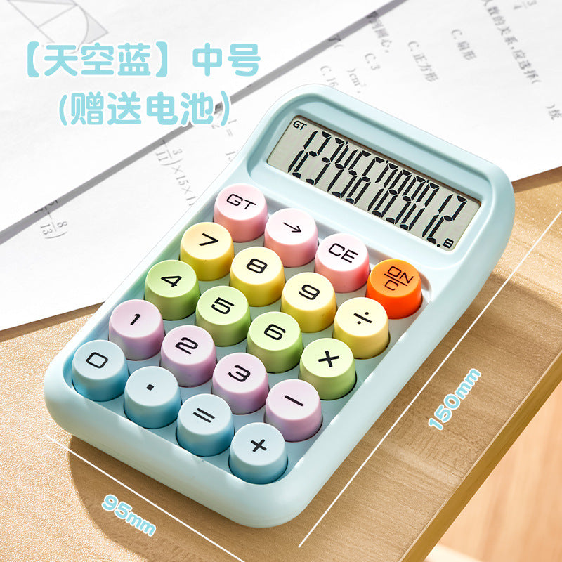 多巴胺计算器网红多功能计算机器机械键盘小学生小型女神款办公室