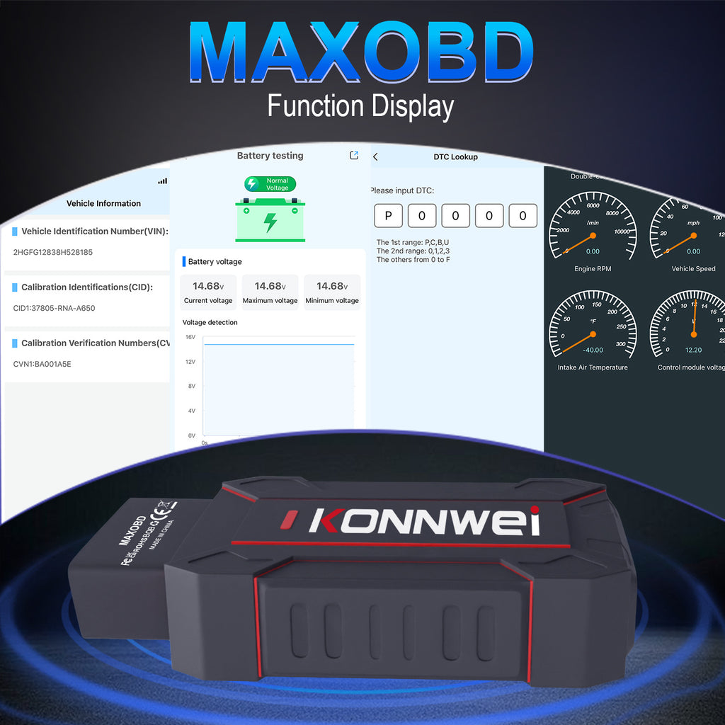 跨境电商热卖MAXOBD OBD2 Scanner Car Diagnostic Code Reader