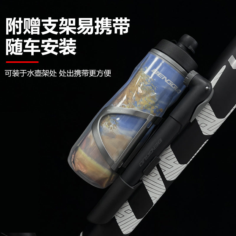自行车打气筒便携美法嘴尼龙充气筒公路山地车迷你打气筒骑行装备