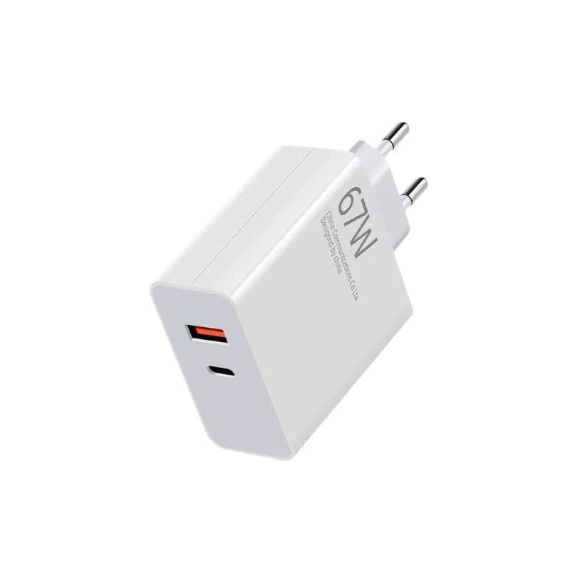 适用小米120w欧规充电器红米手机67w快充头usb充电头套装跨境批发