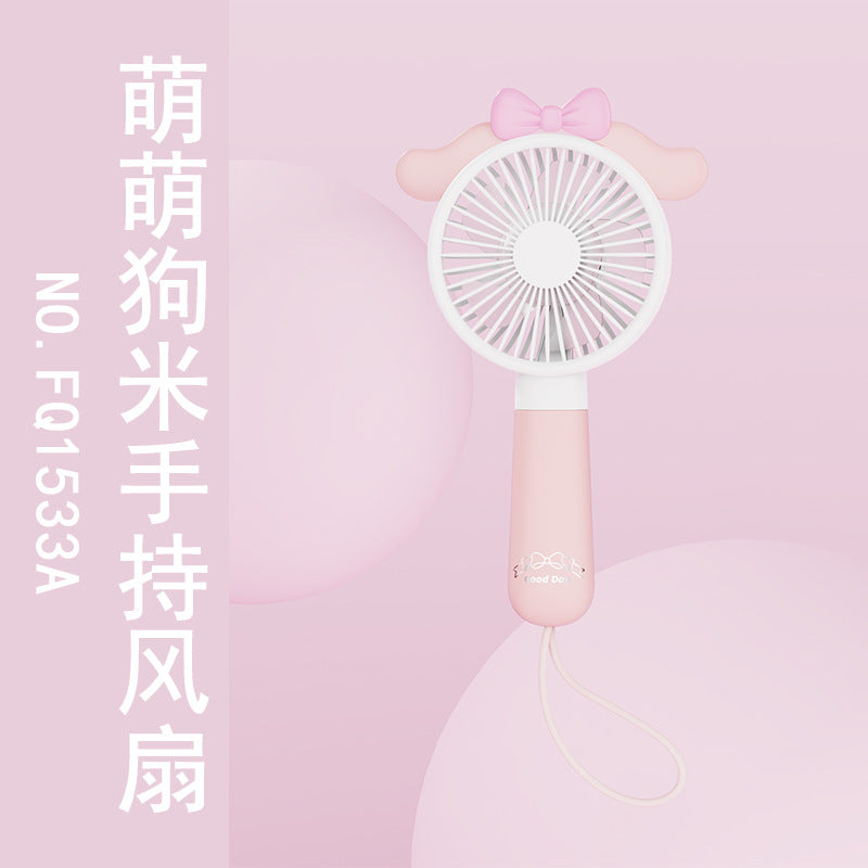 跨境爆款usb小风扇迷你充电风扇手持便携式LOGO大风力手持风扇
