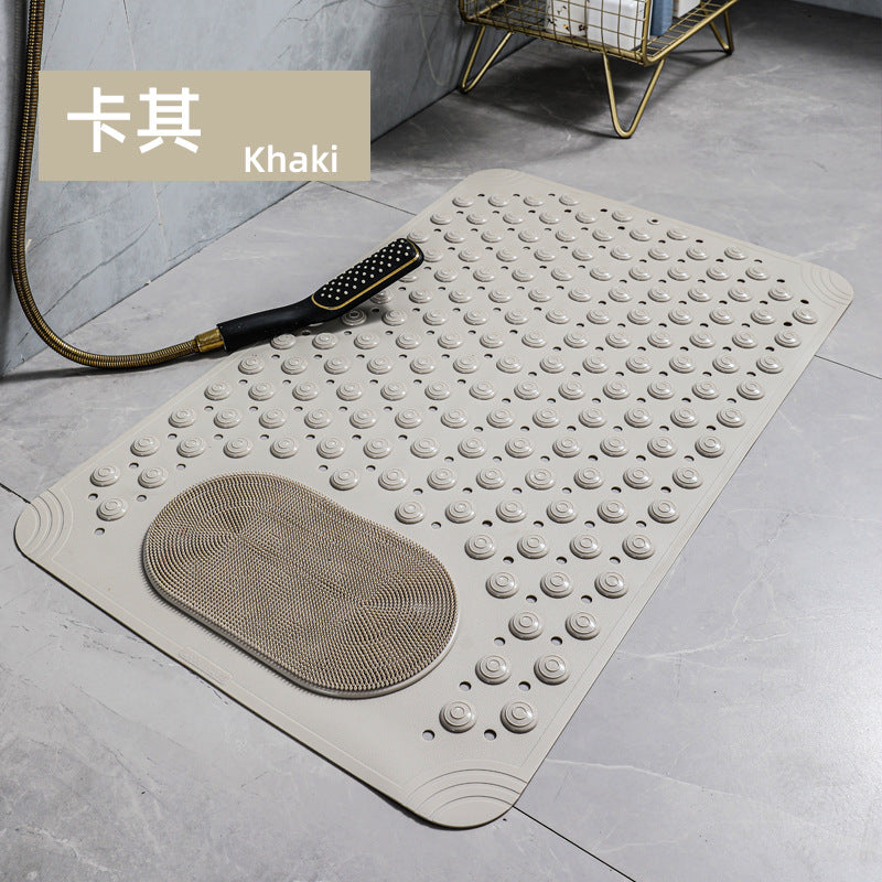 浴室防滑地垫卫生间洗澡防摔防滑垫按摩垫子卫浴家用橡胶吸盘脚垫