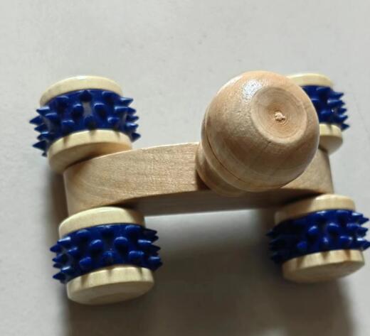 厂家直供滚轮按摩器 乔木便携式按摩器疏通经络背部腿部按摩仪