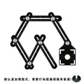 铝合金六折尺多功能折叠尺瓷砖万向开孔定位瓦木工五金工具测量尺