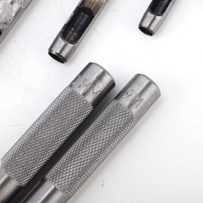 打孔工具皮带冲白冲1-32mm 工业级打孔器高硬度防滑圆冲腰带冲