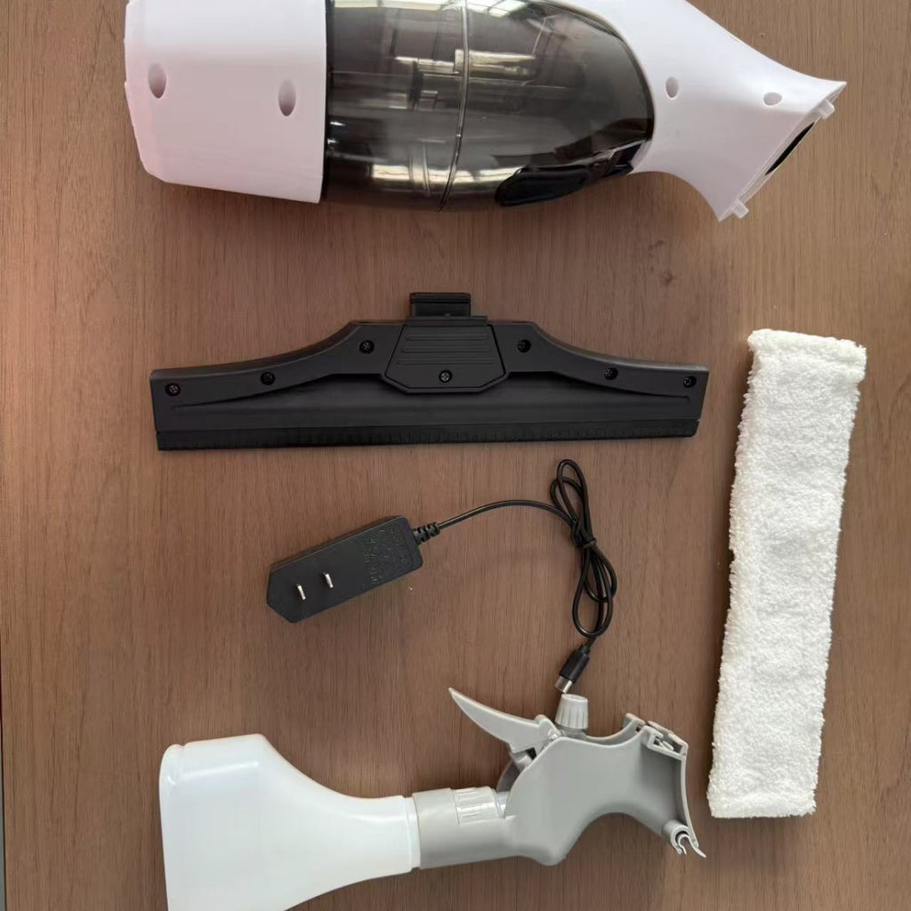 跨境新款小型电动擦玻璃手持擦窗吸水强力吸附高效便携神器