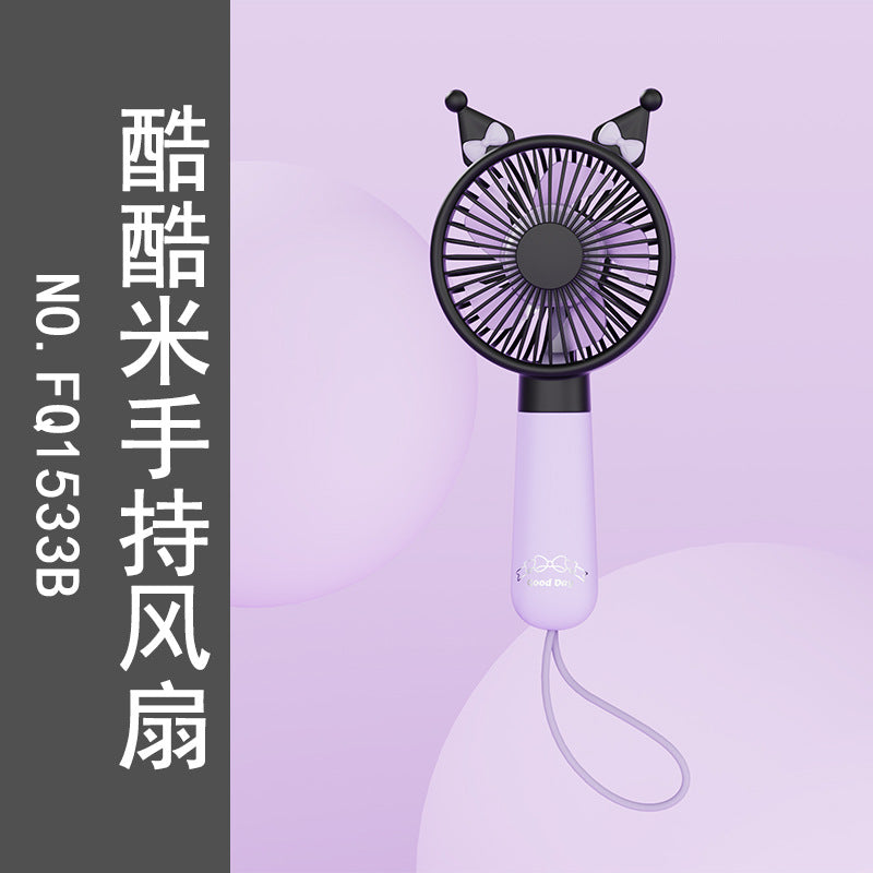 跨境爆款usb小风扇迷你充电风扇手持便携式LOGO大风力手持风扇