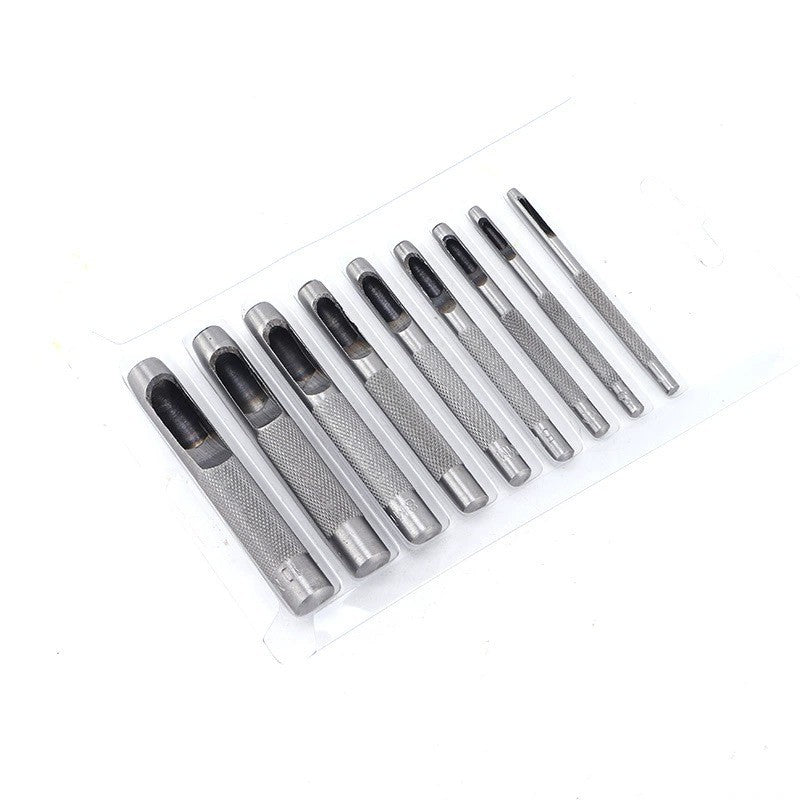 打孔工具皮带冲白冲1-32mm 工业级打孔器高硬度防滑圆冲腰带冲