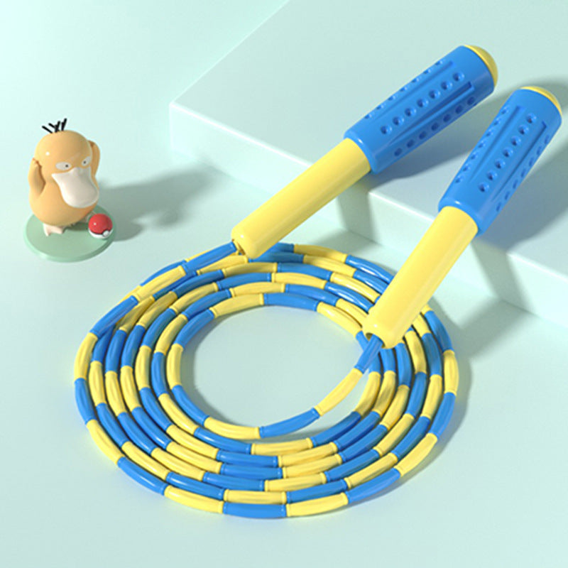 儿童竹节跳绳学生健身幼儿园小学体育课程训练批发专用体育课必备