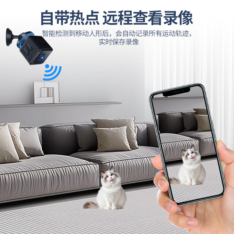新款X2摄像头1080p高清远程wifi摄像机家用安防红外夜视运动相机