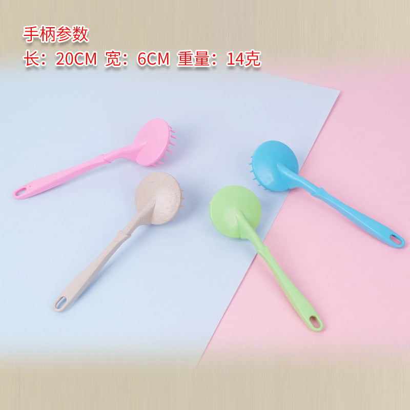 锅刷可拆洗不粘锅钢丝球PET清洁球厨房不伤锅强力去污刷厂家批发