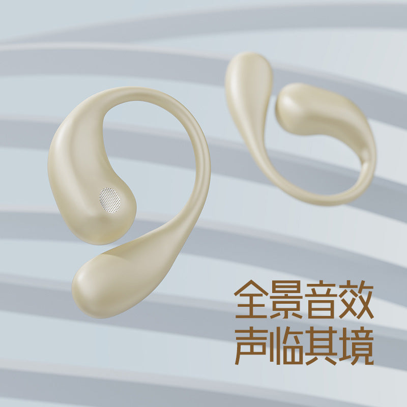 跨境X32新款OWS蓝牙耳机挂耳式耳机大电量数显屏幕运动降噪可代发