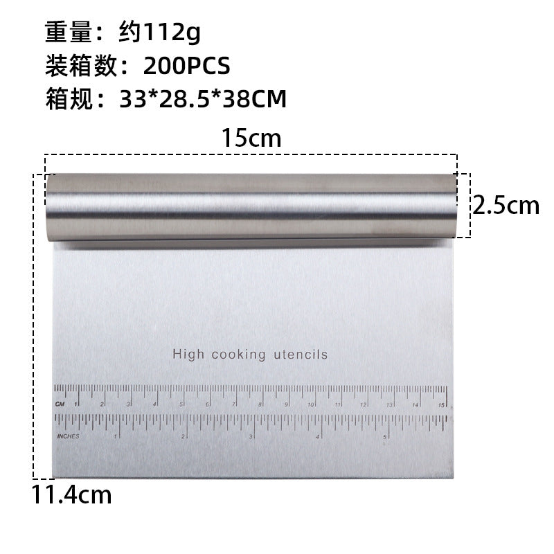 切面刀切油条刮刀披萨馒头面包面团烘焙切片工具不锈钢肠粉刮板