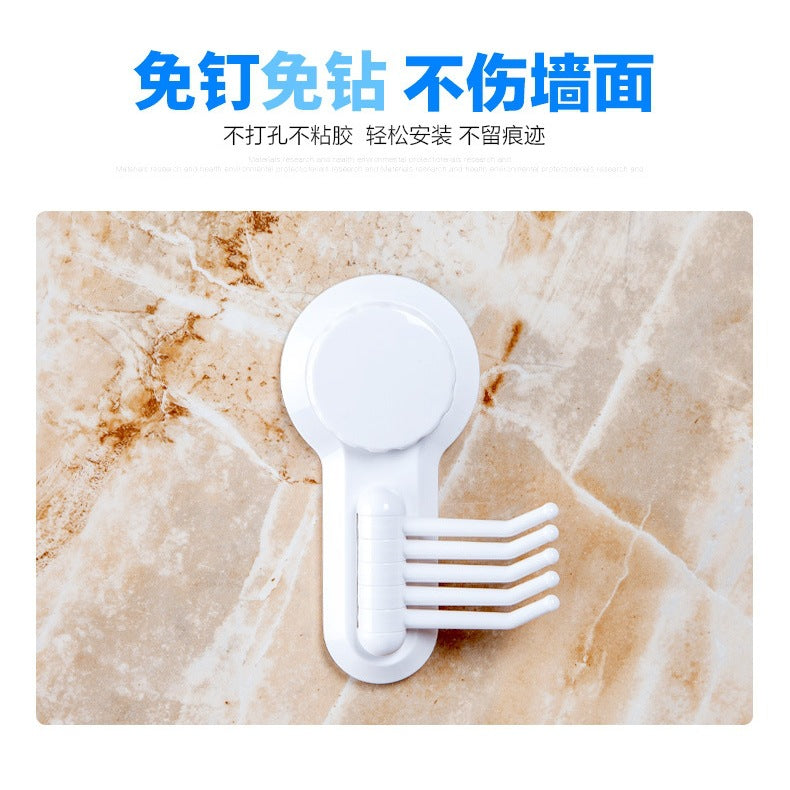 强力吸盘吸盘式挂钩真空打孔卫生间厨房门毛巾粘钩浴室置物架无痕
