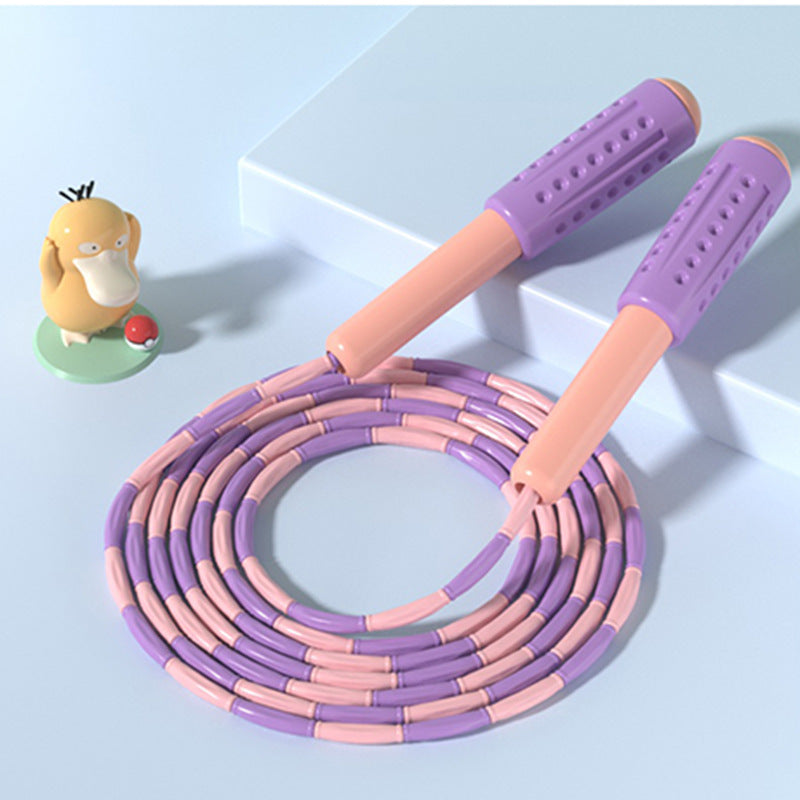 儿童竹节跳绳学生健身幼儿园小学体育课程训练批发专用体育课必备