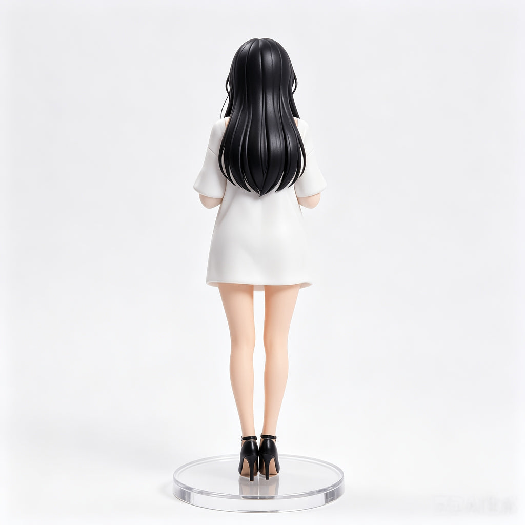 Custom Single-Figure Anime Style Realistic Figure, Resin with Matte Finish, 2D Personalized Collectible Statue, Hand-Painted Sculpture for Desktop Display, Customizable Pose & Appearance, Ideal Gift for Anime Fans, Single Custom Figure