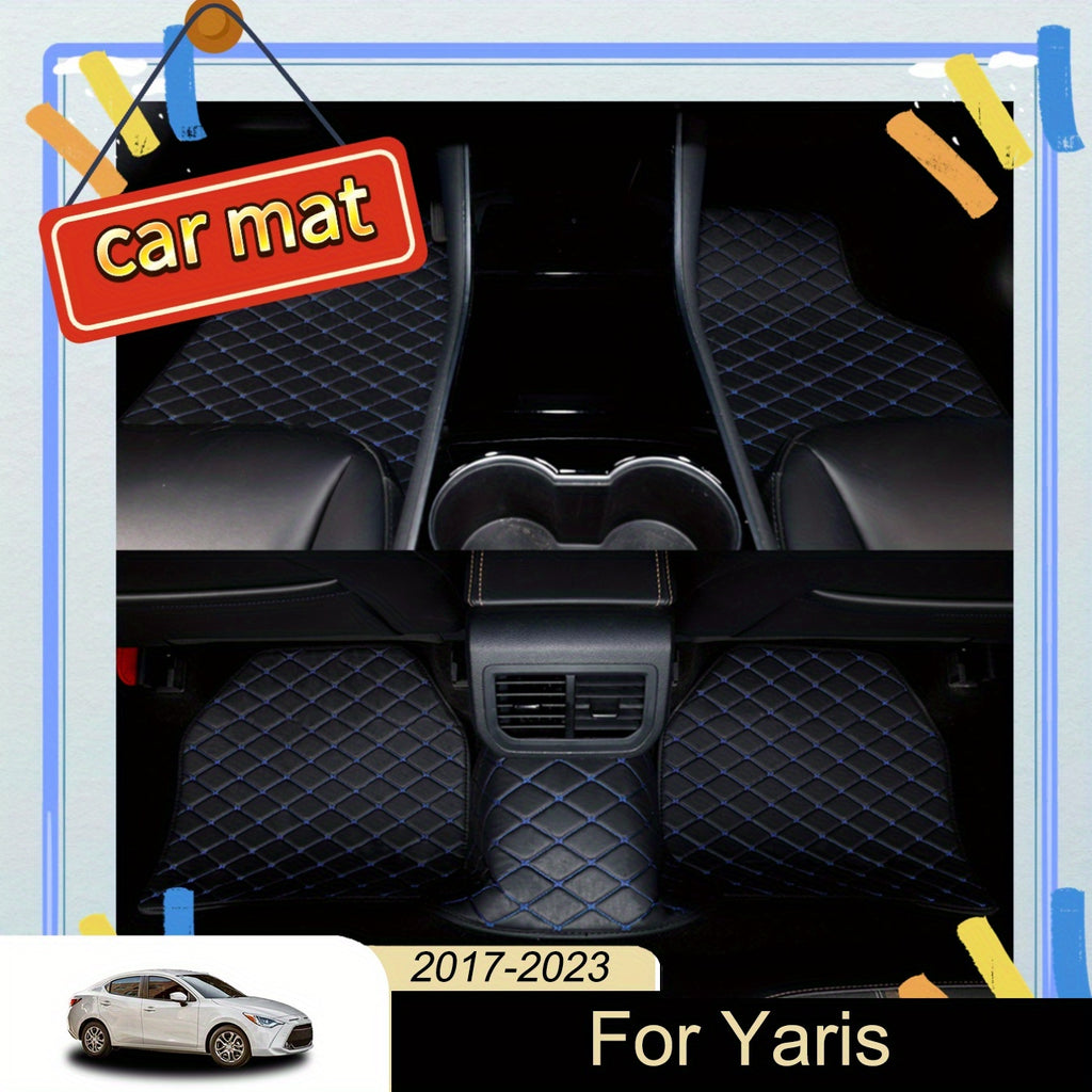 Kompatibilan sa Yaris modelima od 2017. do 2023. godine, ovaj univerzalni set auto tepiha za auto sa pet sedišta, napravljen od XPE materijala, uključuje pet komada. Nudi prijatan, moderan dizajn i lako se instalira.