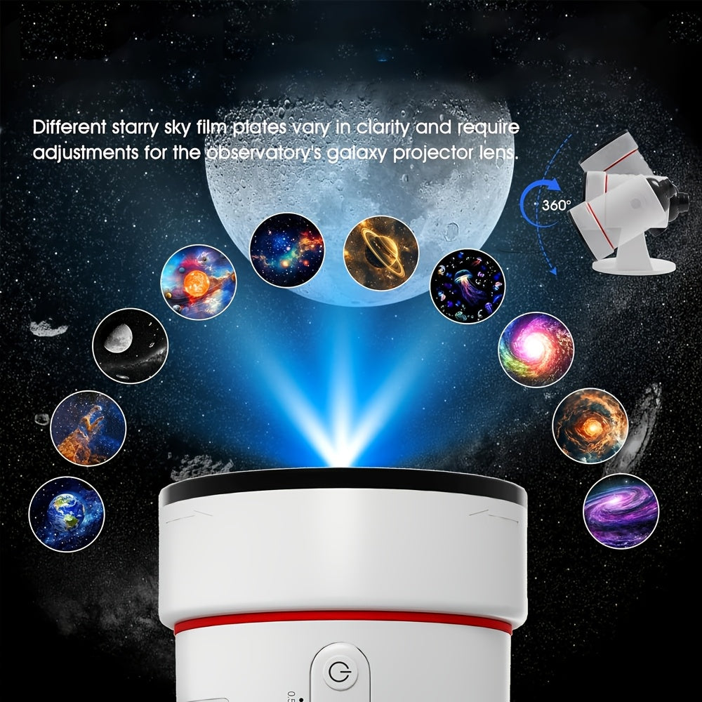 Lihangstar Galaxy Projektor Zvezdanog Neba, 10 Scena Maglica, Zatamnjivanje i Promena Boje, Kontrola Tajmerom i Noćno Svetlo u 8 Boja, Idealno za Spavaće Sobe, Kućne Bioskope, Ambijent na Plafonu, Dnevne Sobe, Gejming Sobe i Božićne Poklone