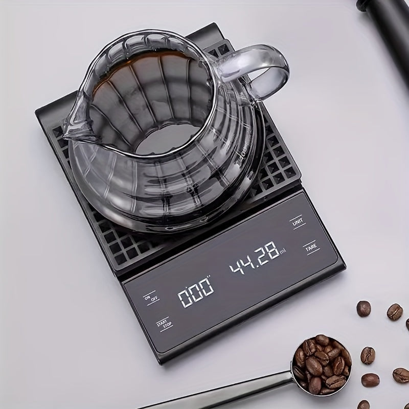 1 kom 3kg Digitalna Hronografska Stona Vaga za Kafu Elektronska Vaga 0.1g Kućna Vaga za Pečenje Dodirna Vaga za Merenje Prašine