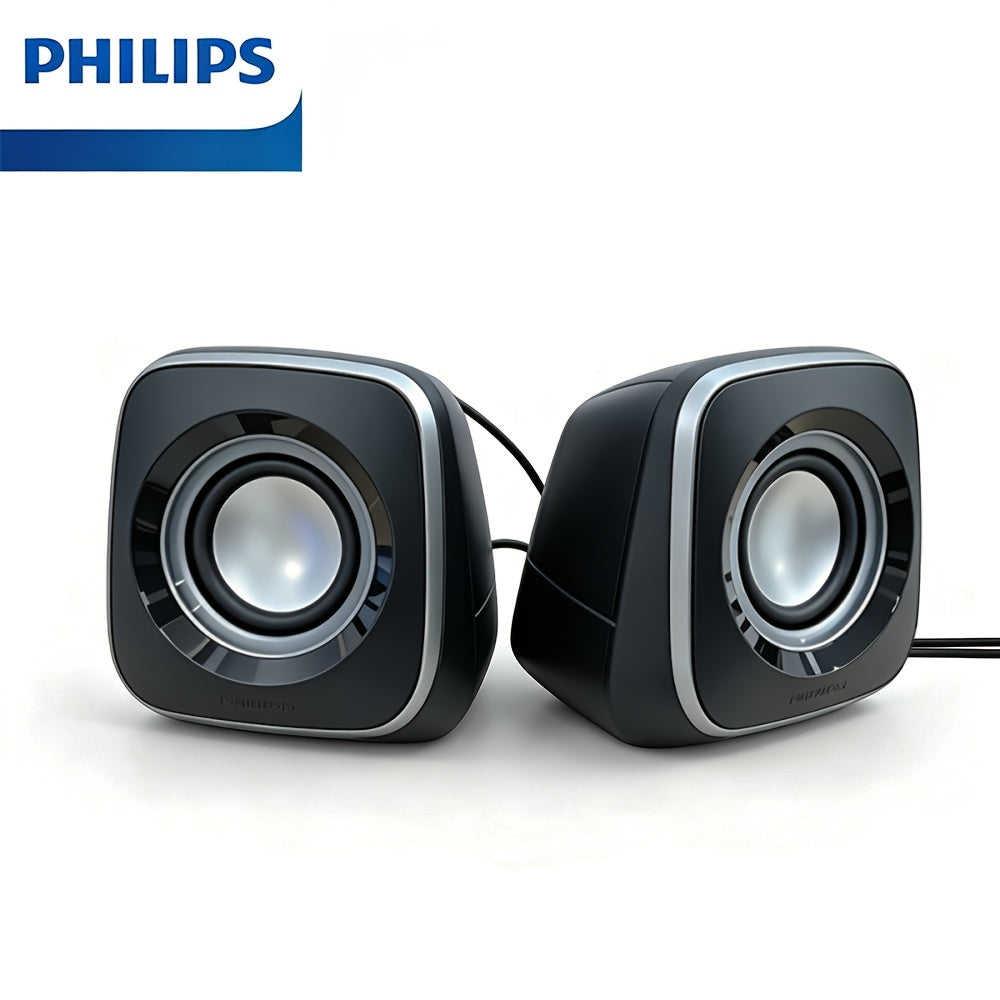 Philips Wired BT Speaker Delivers High Fidelity Sound Quality with Perfect Sound Effects, High Compatibility, Plug And Play, Convenient And Fast. It Also Has BT Connection Function, Making It an Excellent Choice for Music, Movies And Games