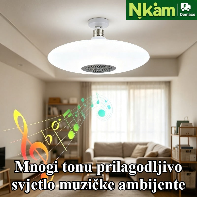Bežična Muzička UFO Svetiljka sa Daljinskim Upravljanjem i RGB