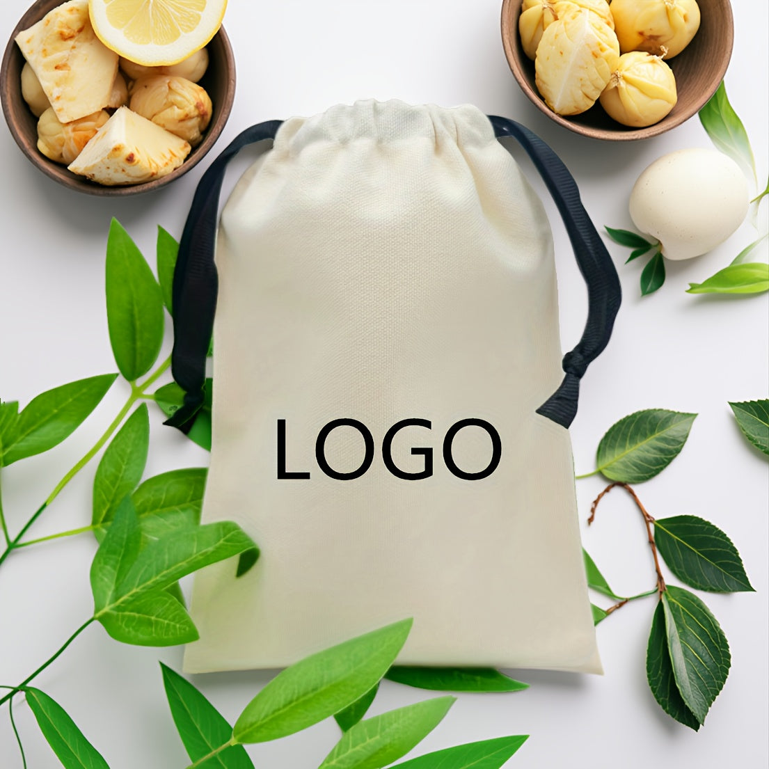 Poklon za nju/zbog njega 50 komada personalizovanih platnenih vrećica sa logom po želji, sa učkurom, veličine 20/15 cm, pogodne za štampanje. Vrećice za nakit, vrećice za aksesoare, poklon vrećice, vrećice sa učkurom, vrećice sa logom, čine poklone izuzet