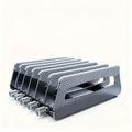 6-Slot Desktop Vertical Laptop Organizer Stand, Adjustable Base Suitable for Laptops, Ipads, Phones, And Study Machines