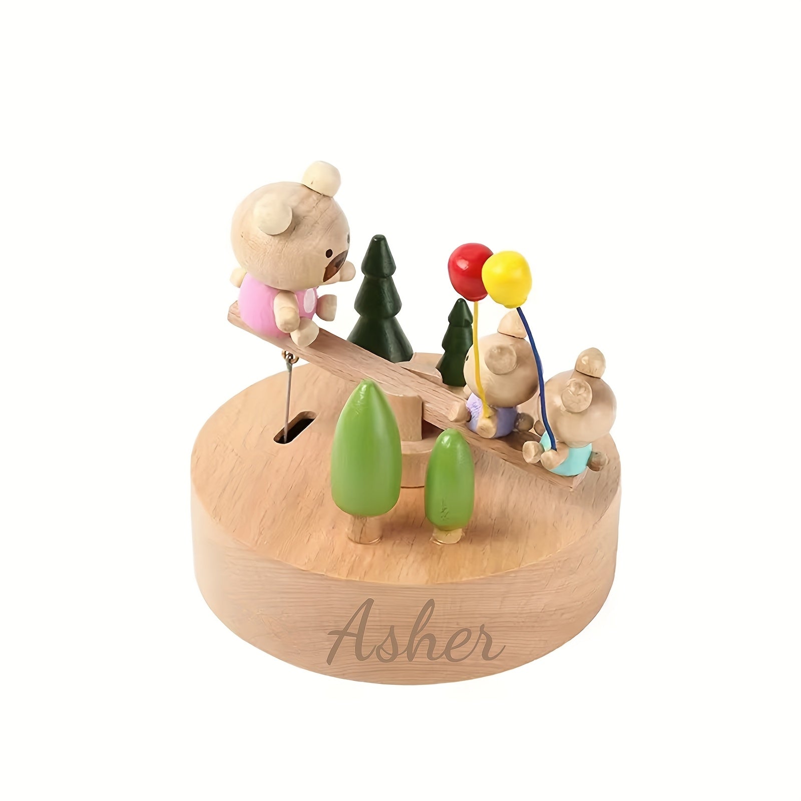 Personalized Wooden Train Music Box, Party Gift, Birthday Gift, Souvenir Gift, Engraved Name Music Box