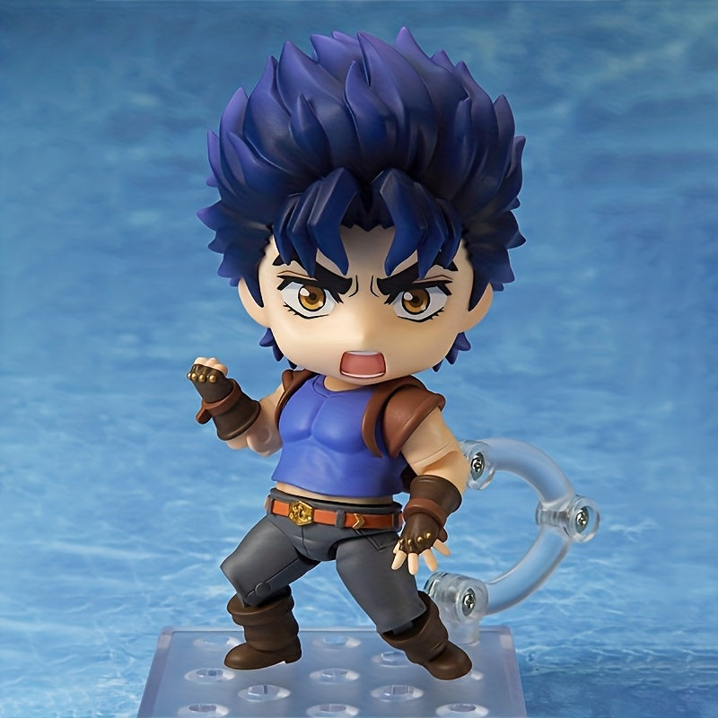 Tamnoplava Q-Verzija Anime Figura - PVC Materijal, Anime Stil Kolekcionarski Model, Lik za Ljubitelje Animea, Poklon za Božić/Noć Veštica
