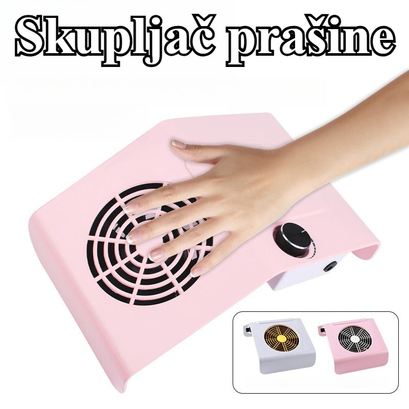 Mašina za adsorpciju prašine sa noktiju, prenosivi ventilator za usisavanje prašine sa noktiju, sakupljanje i poliranje strugotina sa noktiju, alat za negu noktiju sa podesivom brzinom vetra, boja nasumična BEX brza isporuka