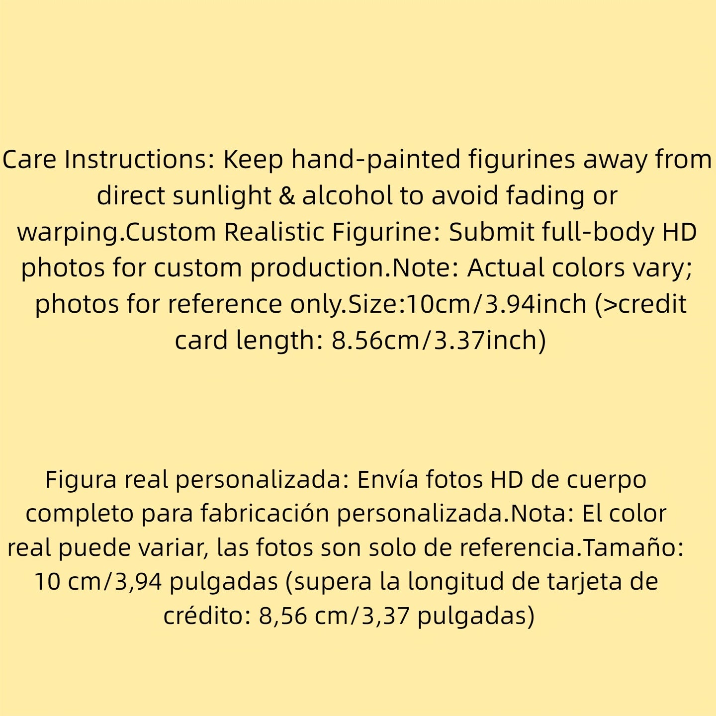 Custom Single-Figure Anime Style Realistic Figure, Resin with Matte Finish, 2D Personalized Collectible Statue, Hand-Painted Sculpture for Desktop Display, Customizable Pose & Appearance, Ideal Gift for Anime Fans, Single Custom Figure