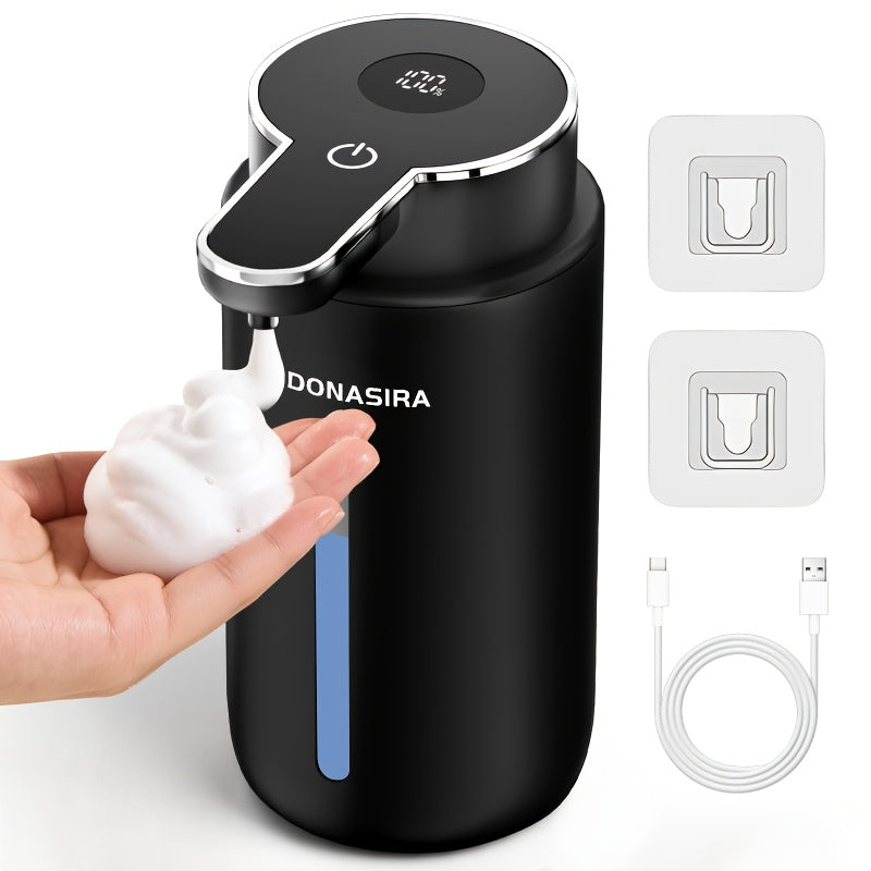 An Automatic Sensor Soap Dispenser with a 500ml Large Capacity, Eliminating the Need for Frequent Refills. It Features Simple Operation and High Practicality, Making It Suitable for Various Settings Such as Kitchens, Bathrooms, Hotels, and Restrooms