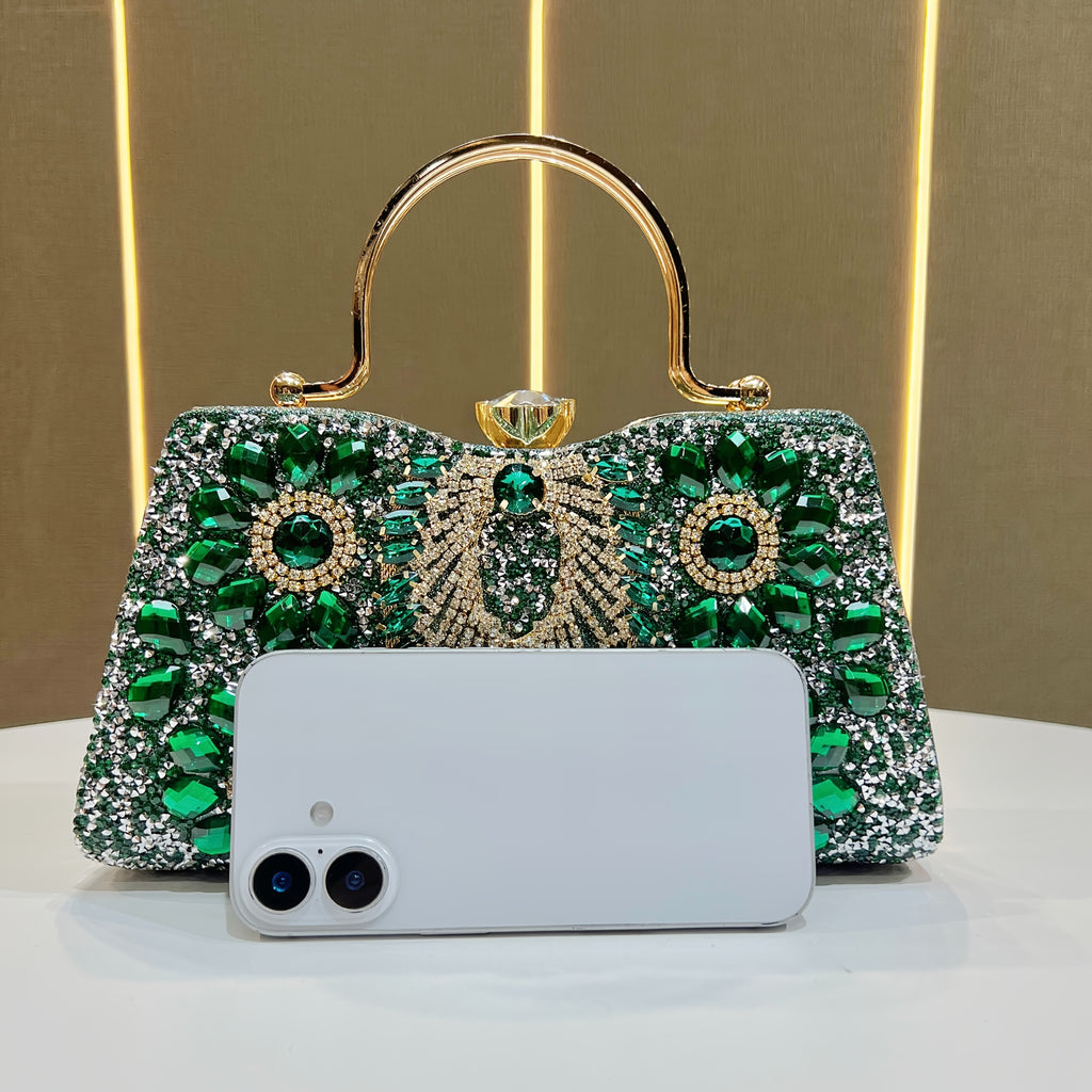 Sjajna večernja prekobedna torba sa sigurnosnom kopčom u obliku rajnstona - idealna za venčanja, žurke i svakodnevnu upotrebu - elegantan poklon za dame, modni dodatak za mlade, luksuzni stil sa sekvencima, ženstveni modni detalj, izuzetna izrada