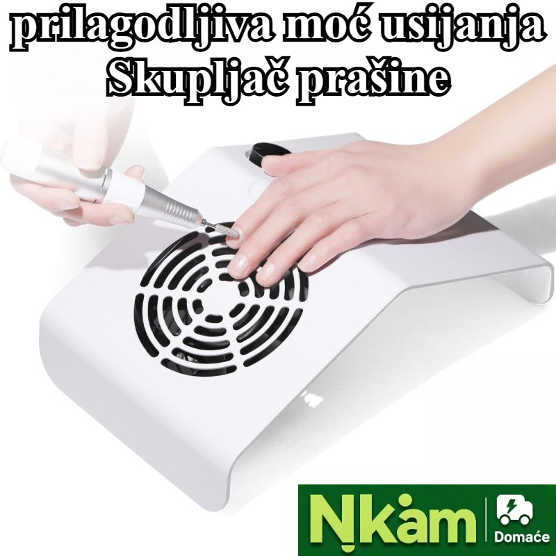 Mašina za adsorpciju prašine sa noktiju, prenosivi ventilator za usisavanje prašine sa noktiju, sakupljanje i poliranje strugotina sa noktiju, alat za negu noktiju sa podesivom brzinom vetra, boja nasumična BEX brza isporuka