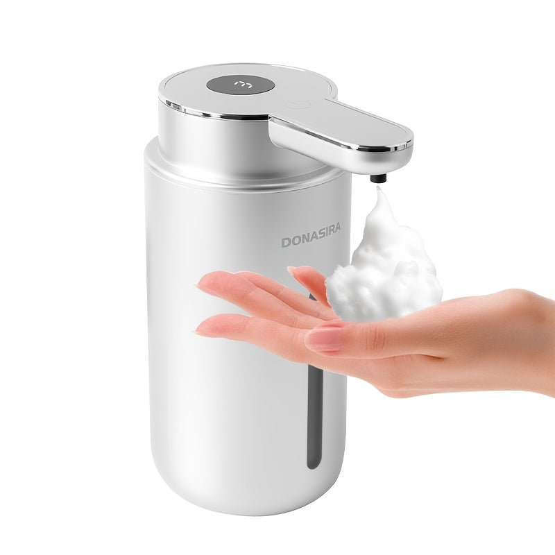 An Automatic Sensor Soap Dispenser with a 500ml Large Capacity, Eliminating the Need for Frequent Refills. It Features Simple Operation and High Practicality, Making It Suitable for Various Settings Such as Kitchens, Bathrooms, Hotels, and Restrooms