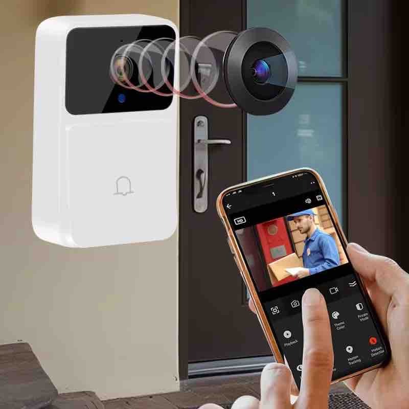 Bežični video sistem za video interfon za ulaz u stan, bežični interfon sa unutrašnjim prijemnikom, sigurnosna kamera, jednostavna instalacija bez potrebe za ožičenjem, kompatibilan za male domove i nadzor vrata