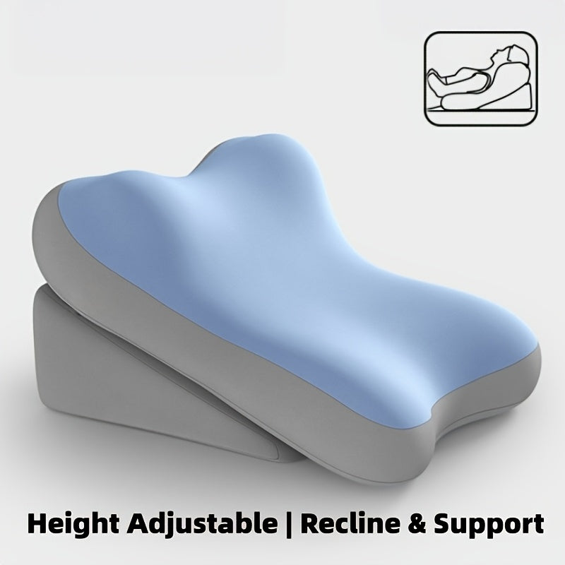 Care Cushion, Turning Aid, Memory Foam Back Support Cushion for Sitting up in Bed, 2pcs Set of Adjustable Bed Wedge Pillows, Suitable for Comfortable Reading Support for the Back and Neck, Multifunctional Lumbar Cushion for Gaming and Relaxation