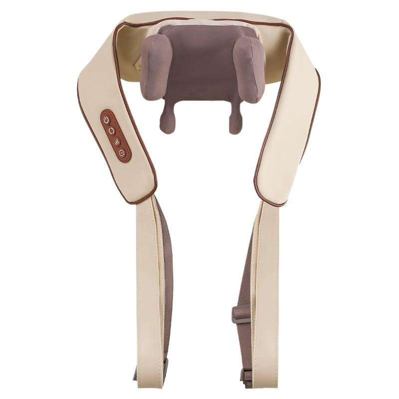 Multifunkcionalni šal za masažu vrata i ramena sa toplinom, podesiva nivoa gnječenja za opuštanje vrata i ramena kod kuće i na putovanjima